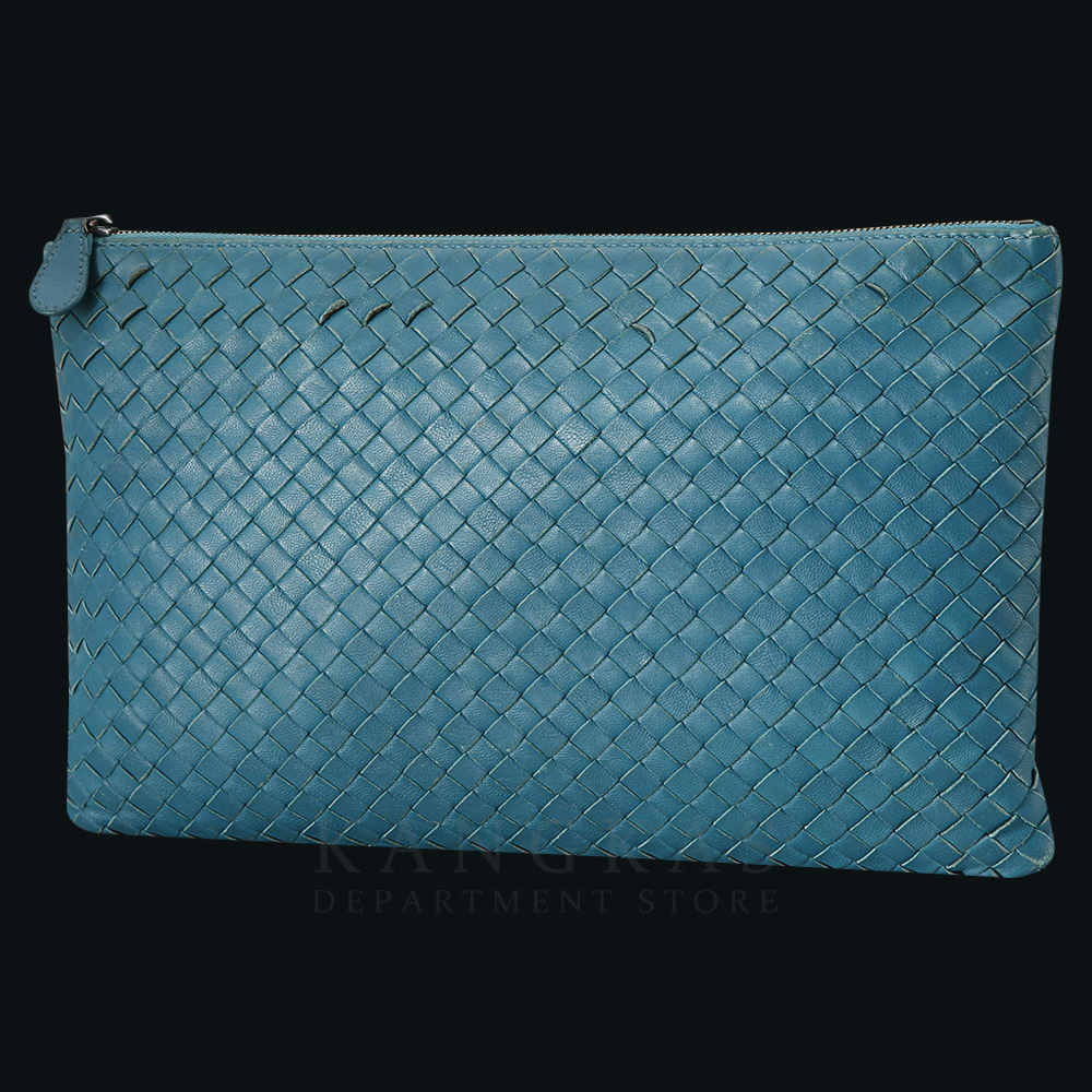 BOTTEGA VENETA(USED)보테가베네타 인트레치아토 위빙 파우치